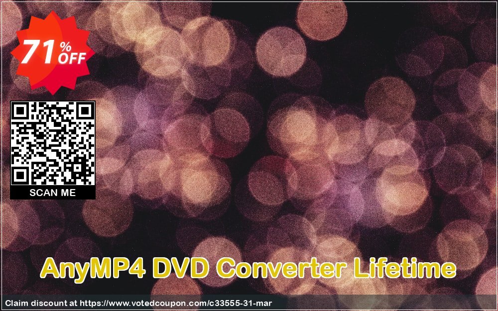 AnyMP4 DVD Converter Lifetime Coupon Code Apr 2024, 71% OFF - VotedCoupon