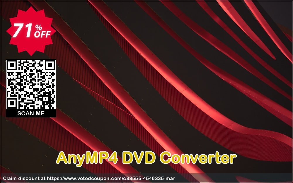 AnyMP4 DVD Converter Coupon, discount AnyMP4 DVD Converter coupon. Promotion: 50% AnyMP4 promotion