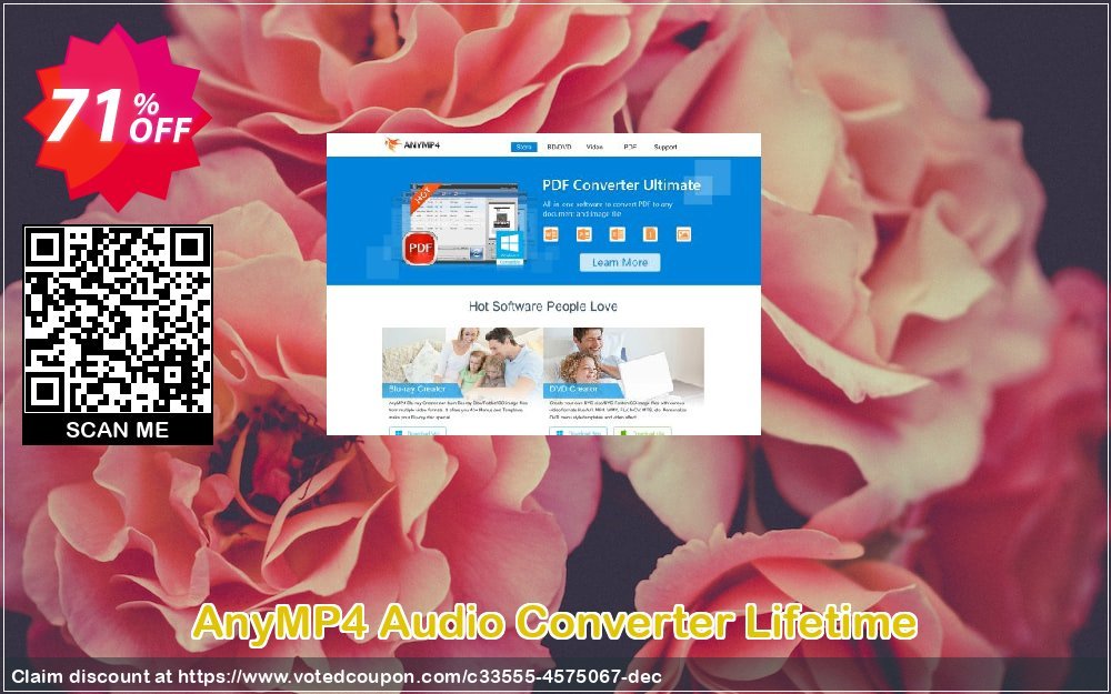 AnyMP4 Audio Converter Lifetime Coupon, discount AnyMP4 Audio Converter Lifetime coupon (33555). Promotion: 