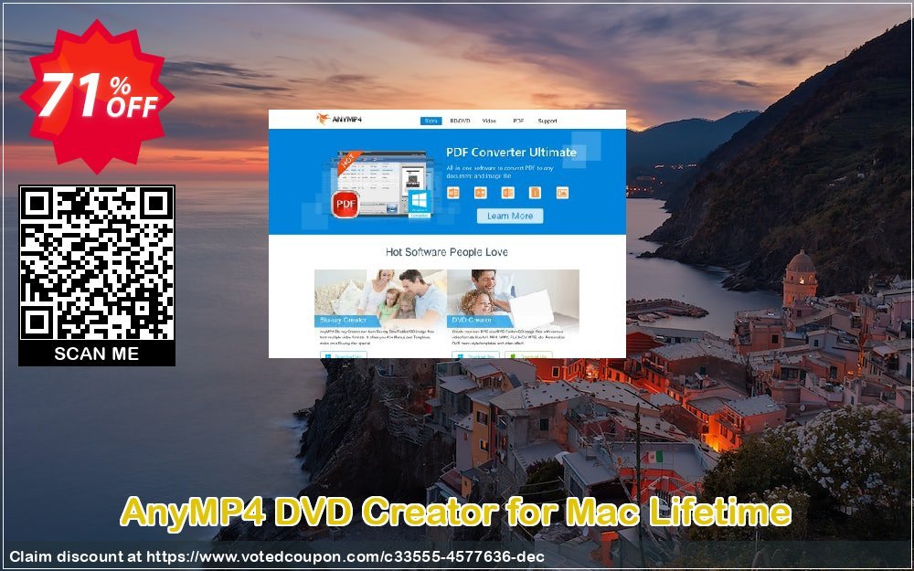 AnyMP4 DVD Creator for MAC Lifetime Coupon Code Apr 2024, 71% OFF - VotedCoupon