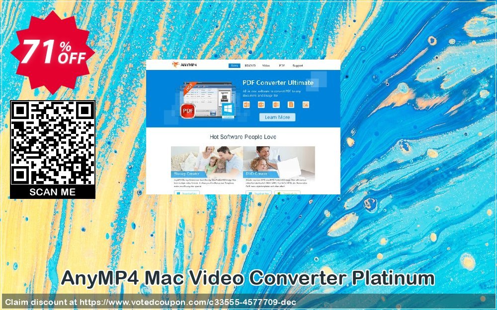 AnyMP4 MAC Video Converter Platinum Coupon Code Apr 2024, 71% OFF - VotedCoupon