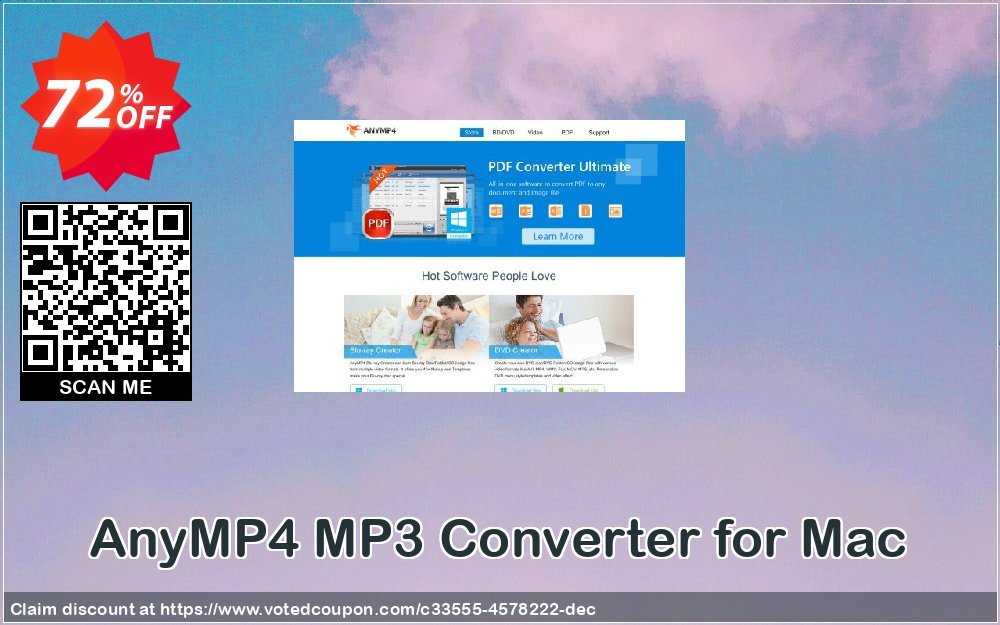 AnyMP4 MP3 Converter for MAC Coupon Code Apr 2024, 72% OFF - VotedCoupon