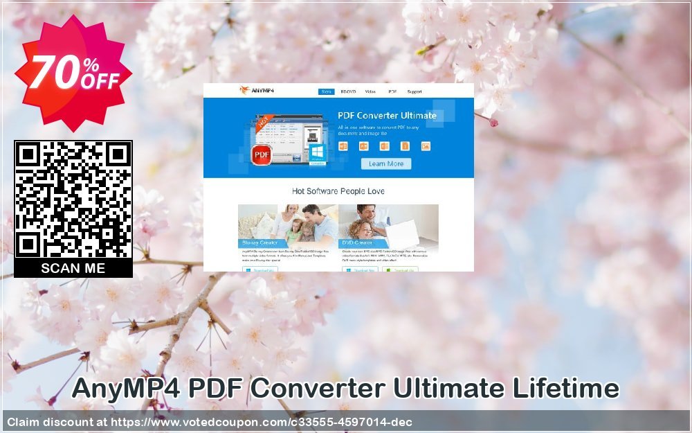 AnyMP4 PDF Converter Ultimate Lifetime Coupon Code Apr 2024, 70% OFF - VotedCoupon