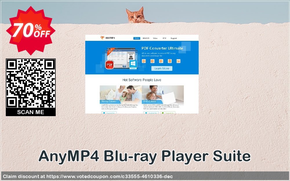 AnyMP4 Blu-ray Player Suite Coupon Code Apr 2024, 70% OFF - VotedCoupon