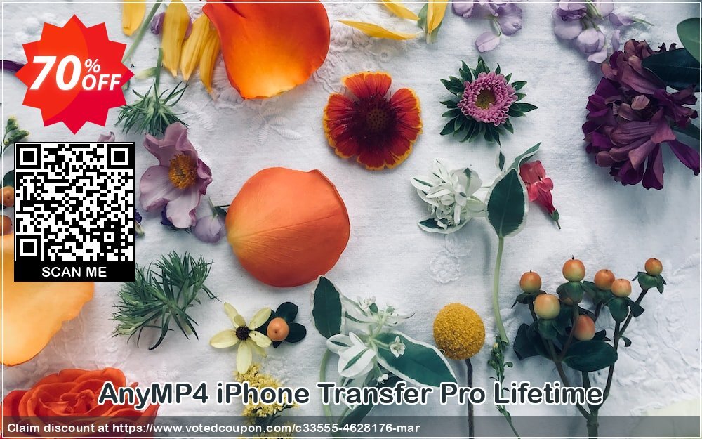 AnyMP4 iPhone Transfer Pro Lifetime Coupon, discount AnyMP4 coupon (33555). Promotion: 