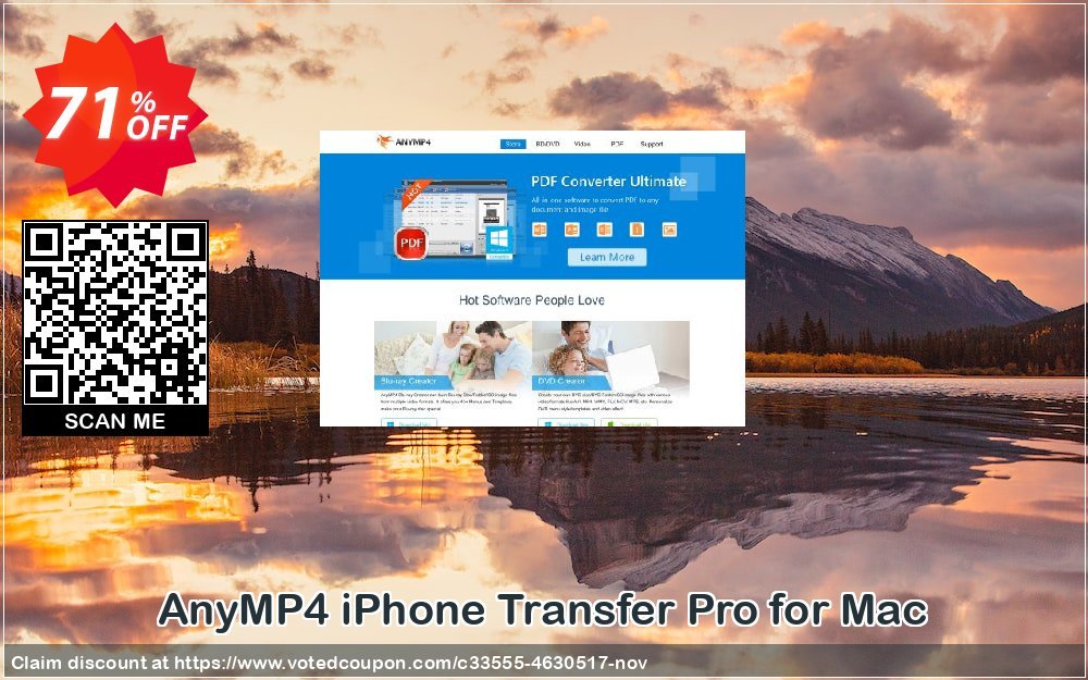 AnyMP4 iPhone Transfer Pro for MAC Coupon, discount AnyMP4 coupon (33555). Promotion: 50% AnyMP4 promotion