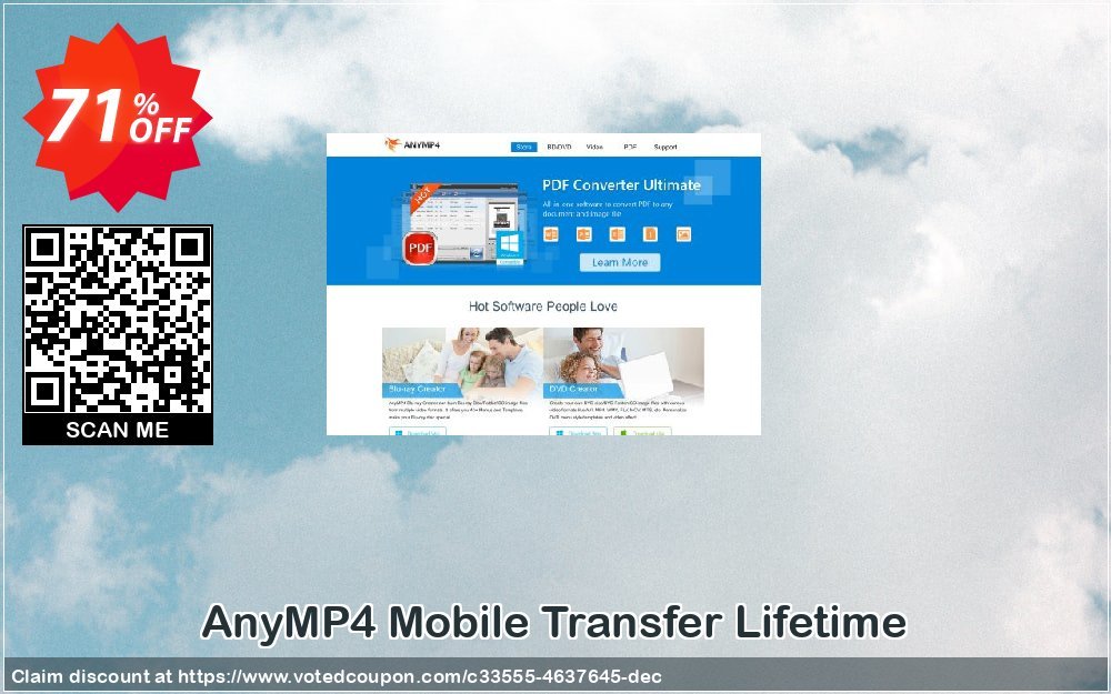 AnyMP4 Mobile Transfer Lifetime Coupon Code Jun 2024, 71% OFF - VotedCoupon