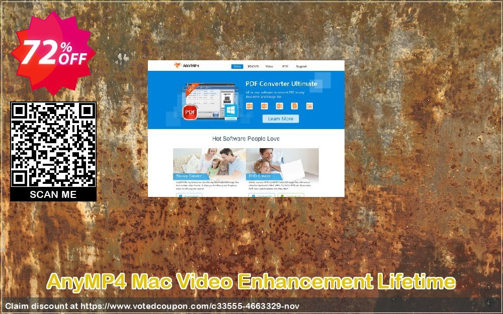 AnyMP4 MAC Video Enhancement Lifetime Coupon Code Apr 2024, 72% OFF - VotedCoupon