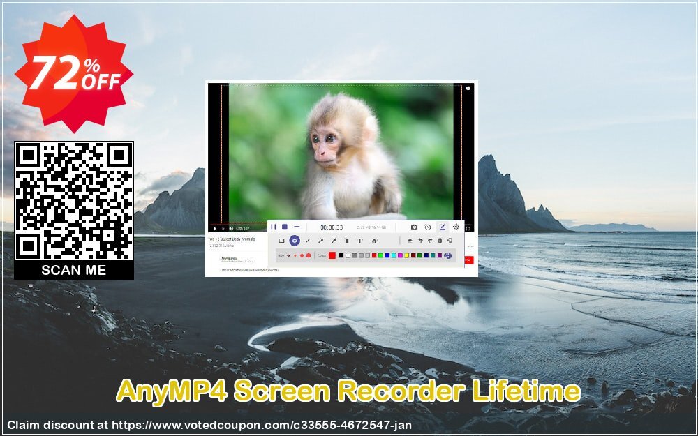 AnyMP4 Screen Recorder Lifetime Coupon, discount AnyMP4 coupon (33555). Promotion: 50% AnyMP4 promotion