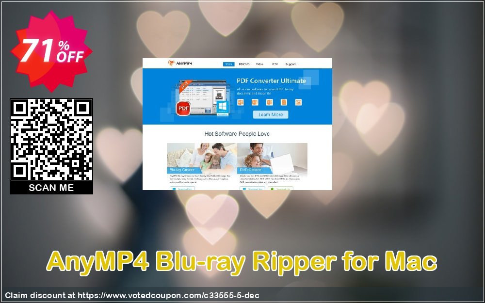 AnyMP4 Blu-ray Ripper for MAC Coupon, discount AnyMP4 coupon (33555). Promotion: 