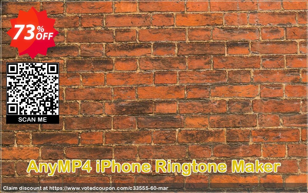 AnyMP4 iPhone Ringtone Maker Coupon Code Apr 2024, 73% OFF - VotedCoupon