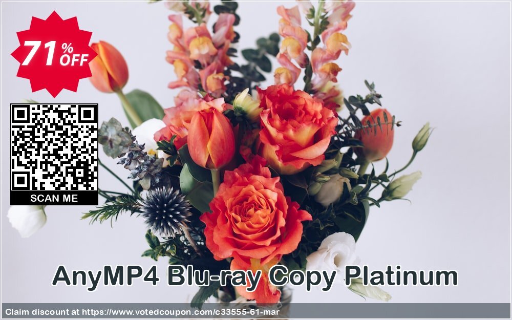 AnyMP4 Blu-ray Copy Platinum - Lifetime Coupon Code Apr 2024, 71% OFF - VotedCoupon