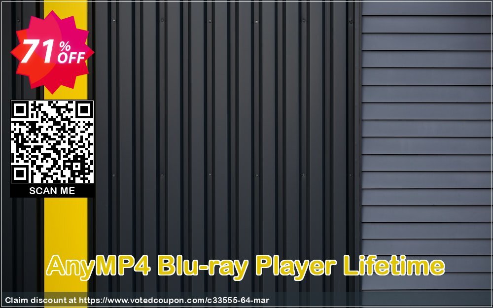 AnyMP4 Blu-ray Player Lifetime Coupon Code Apr 2024, 71% OFF - VotedCoupon