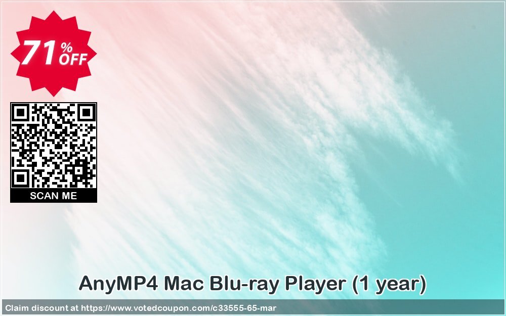 AnyMP4 MAC Blu-ray Player, Yearly  Coupon Code Apr 2024, 71% OFF - VotedCoupon