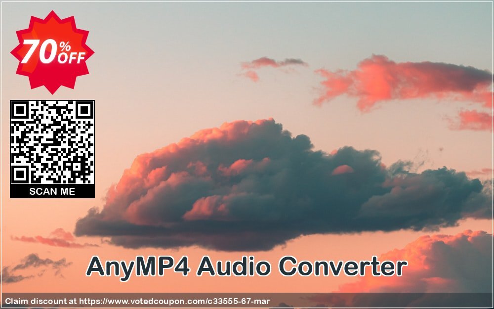 AnyMP4 Audio Converter Coupon Code Apr 2024, 70% OFF - VotedCoupon