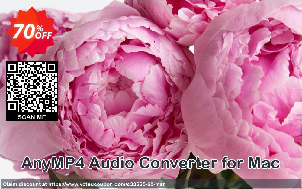AnyMP4 Audio Converter for MAC Coupon, discount AnyMP4 coupon (33555). Promotion: