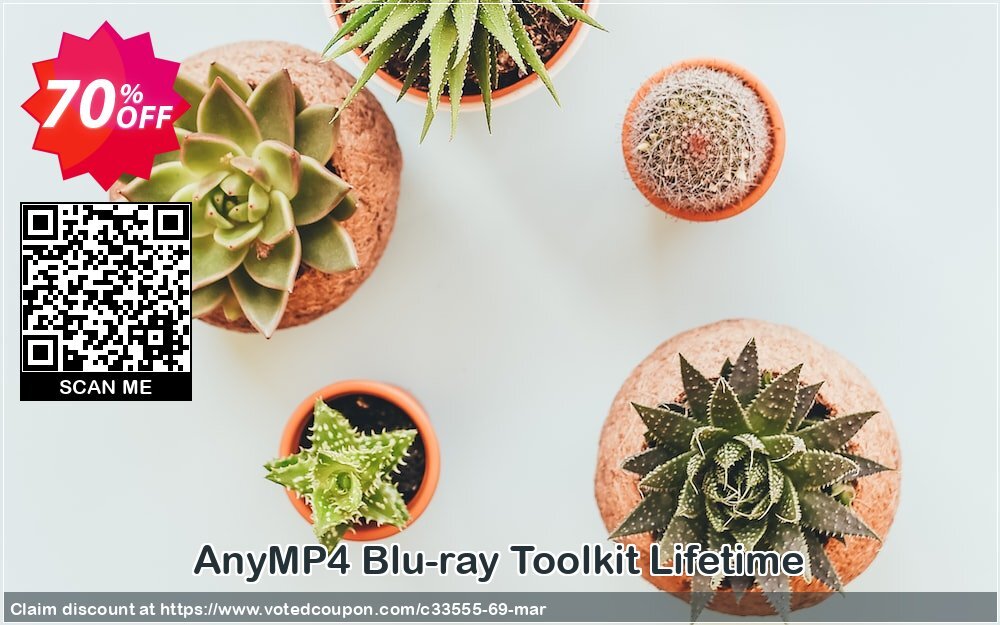 AnyMP4 Blu-ray Toolkit Lifetime Coupon, discount AnyMP4 coupon (33555). Promotion: 