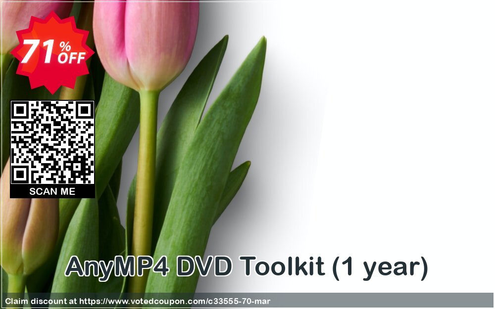 AnyMP4 DVD Toolkit Lifetime Coupon, discount AnyMP4 coupon (33555). Promotion: 