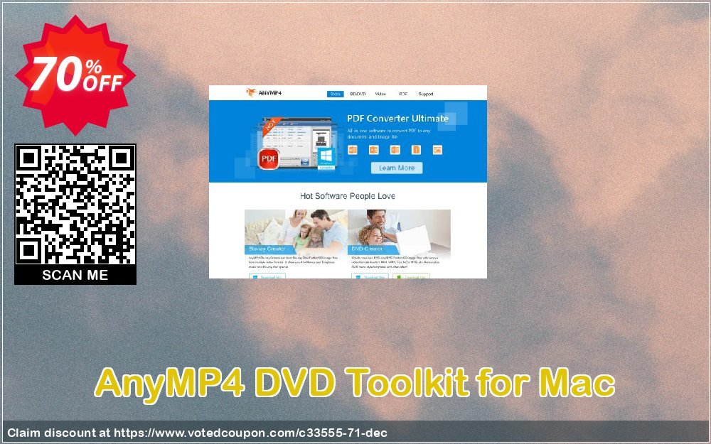 AnyMP4 DVD Toolkit for MAC Coupon Code Jun 2024, 70% OFF - VotedCoupon