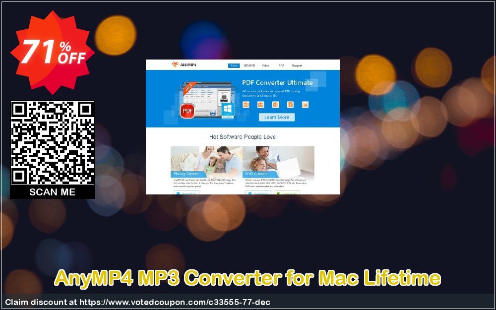 AnyMP4 MP3 Converter for MAC Lifetime Coupon Code Apr 2024, 71% OFF - VotedCoupon