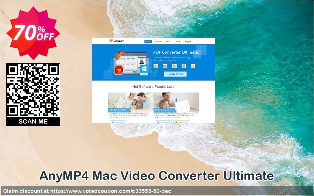 AnyMP4 MAC Video Converter Ultimate Coupon, discount AnyMP4 coupon (33555). Promotion: 