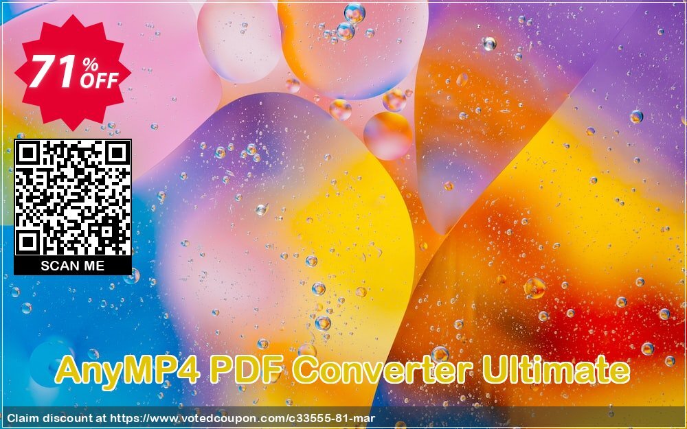 AnyMP4 PDF Converter Ultimate Coupon, discount AnyMP4 coupon (33555). Promotion: 