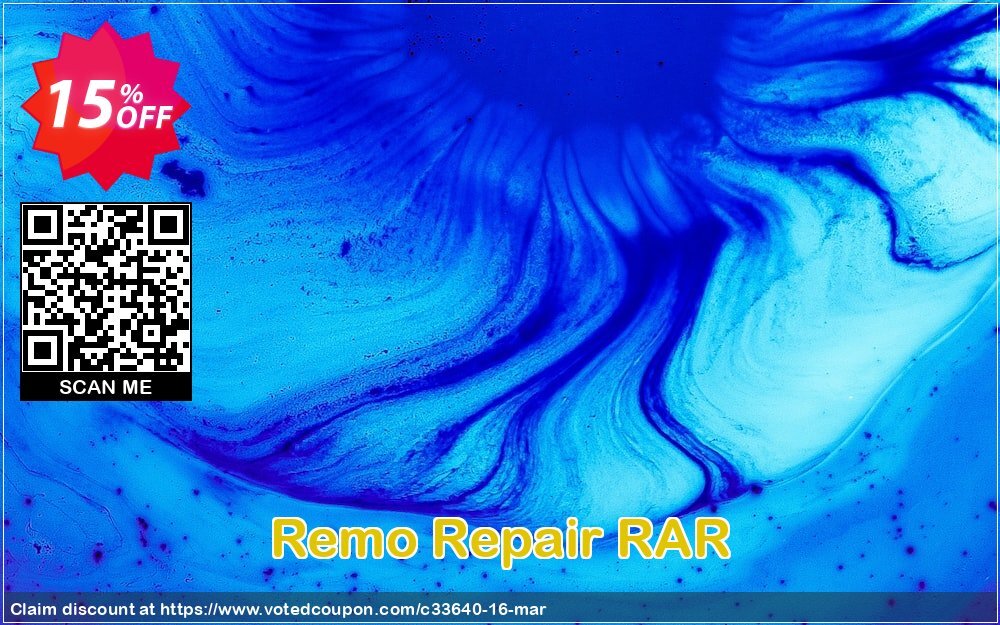 Remo Repair RAR Coupon, discount 15% Remosoftware. Promotion: 5% CJ Sitewide