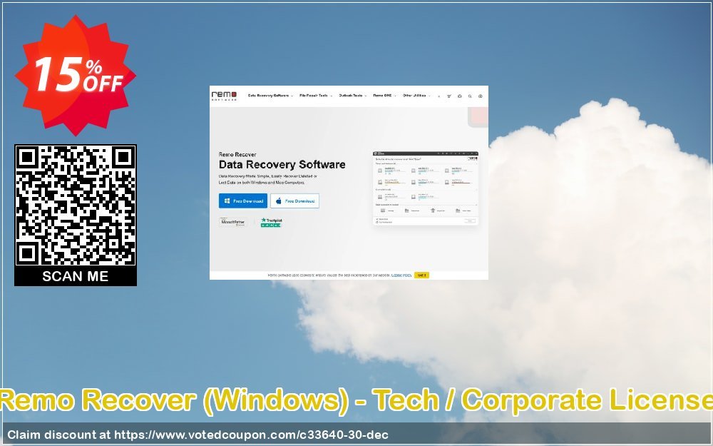 Remo Recover, WINDOWS - Tech / Corporate Plan Coupon Code May 2024, 15% OFF - VotedCoupon
