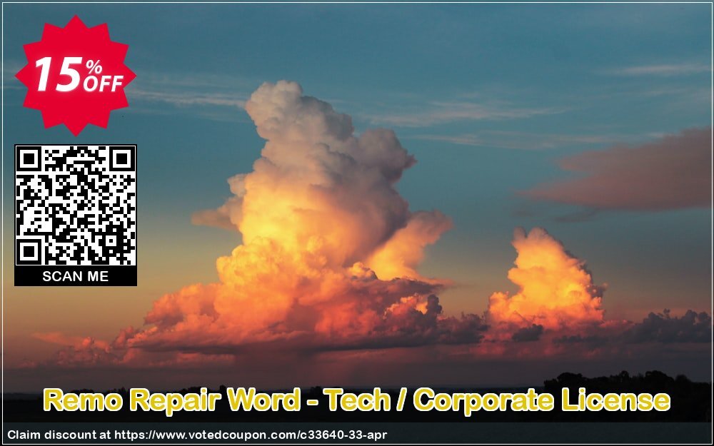 Remo Repair Word - Tech / Corporate Plan Coupon Code May 2024, 15% OFF - VotedCoupon