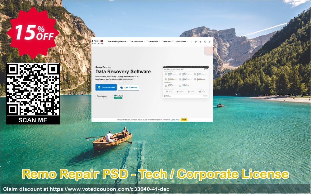 Remo Repair PSD - Tech / Corporate Plan Coupon, discount 15% Remosoftware. Promotion: 5% CJ Sitewide