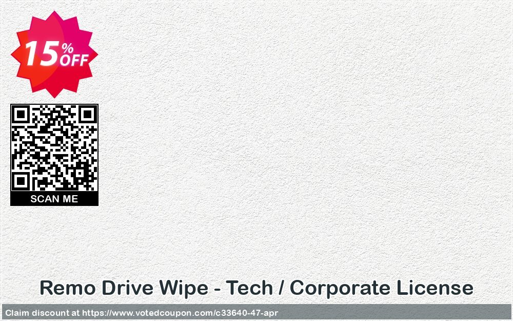 Remo Drive Wipe - Tech / Corporate Plan Coupon Code Apr 2024, 15% OFF - VotedCoupon