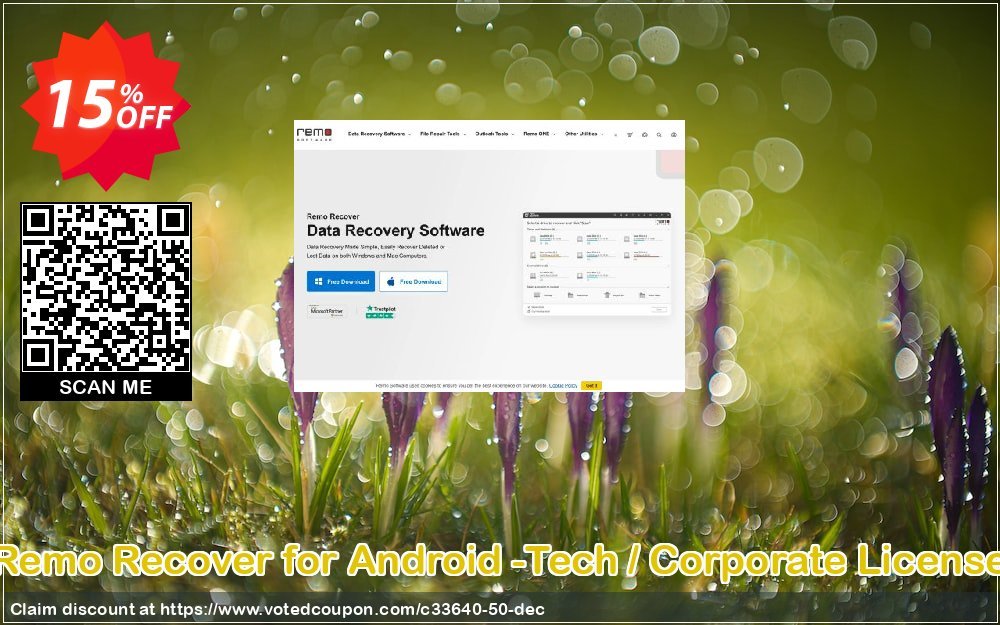 Remo Recover for Android -Tech / Corporate Plan Coupon, discount 15% Remosoftware. Promotion: 5% CJ Sitewide