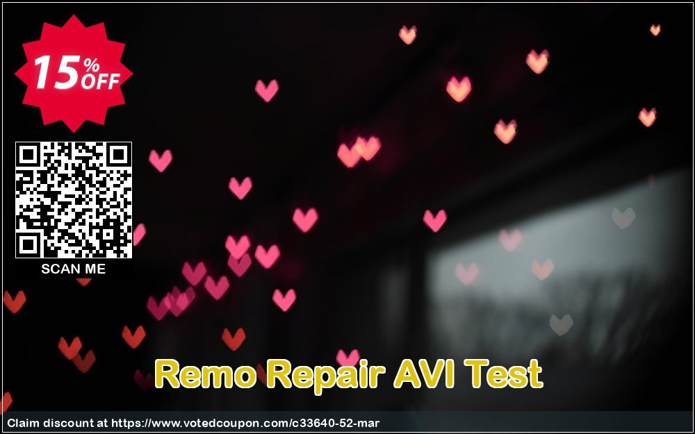 Remo Repair AVI Test Coupon, discount 15% Remosoftware. Promotion: 15% Remosoftware