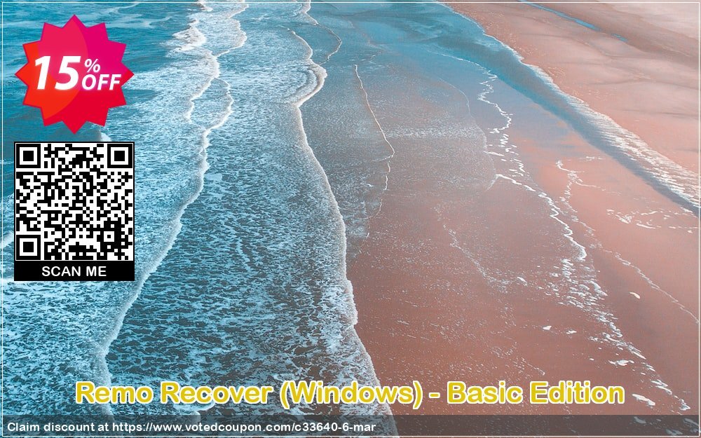 Remo Recover, WINDOWS - Basic Edition Coupon, discount 15% Remosoftware. Promotion: 10 % Best Sellers for CJ