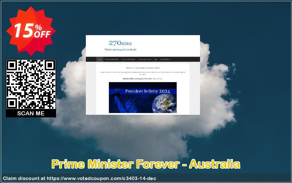 Prime Minister Forever - Australia Coupon, discount 270soft coupon (3403). Promotion: 270soft coupon codes