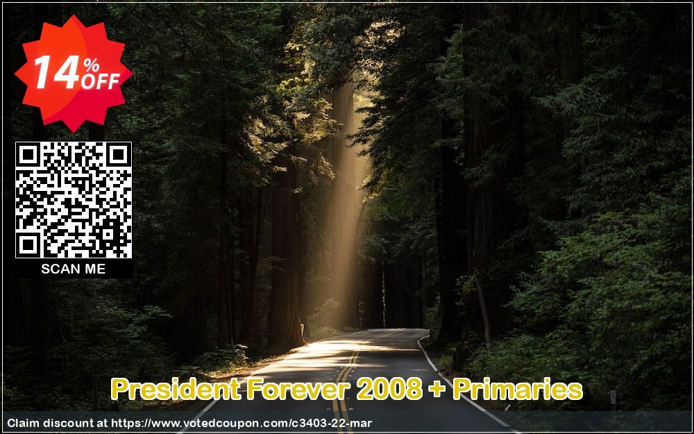 President Forever 2008 + Primaries Coupon, discount 270soft coupon (3403). Promotion: 270soft coupon codes