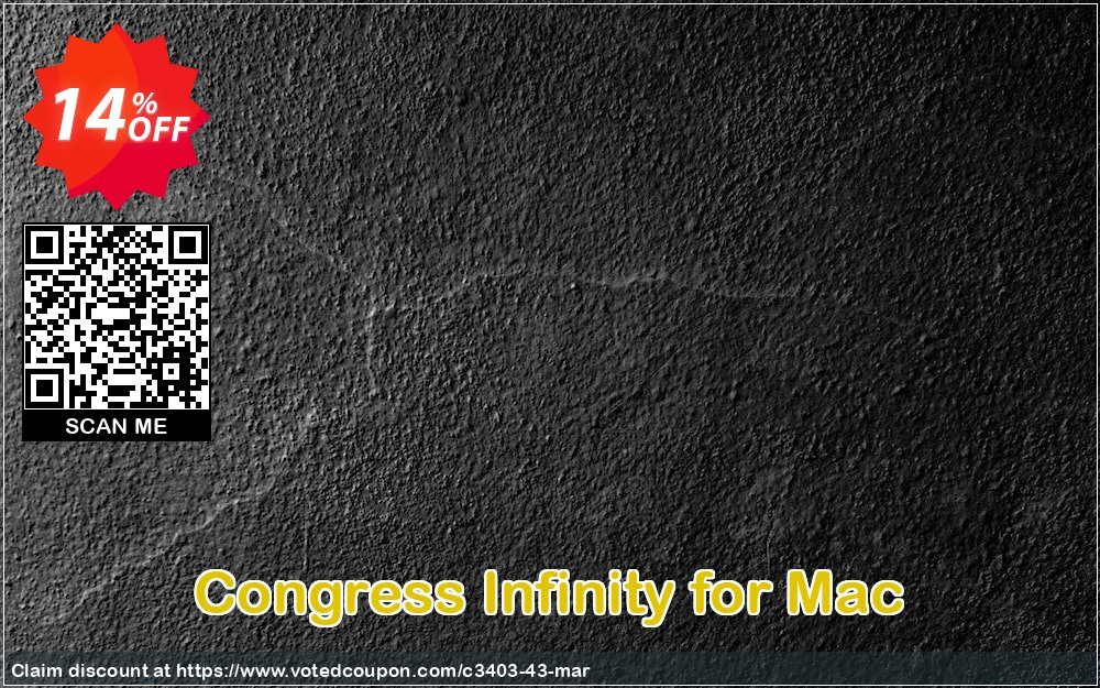 Congress Infinity for MAC Coupon Code May 2024, 14% OFF - VotedCoupon