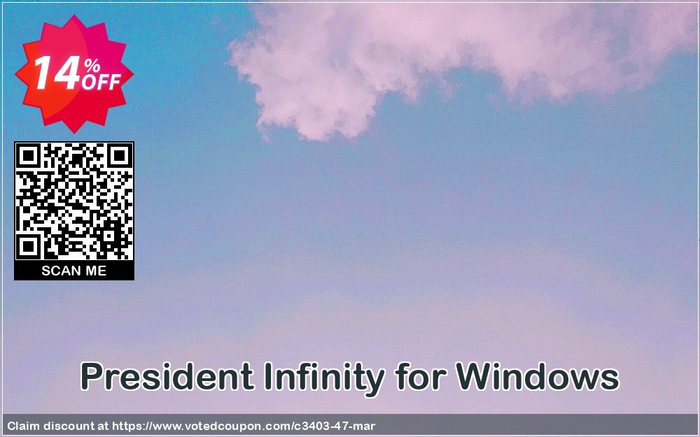 President Infinity for WINDOWS Coupon Code May 2024, 14% OFF - VotedCoupon