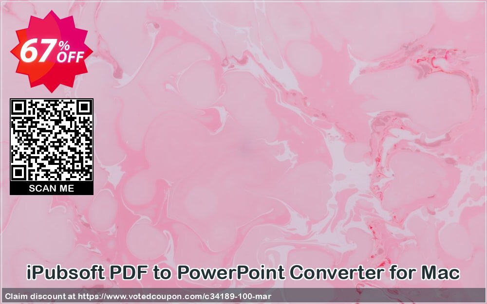 iPubsoft PDF to PowerPoint Converter for MAC Coupon, discount 65% disocunt. Promotion: 