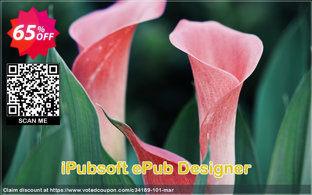 iPubsoft ePub Designer Coupon, discount 65% disocunt. Promotion: 