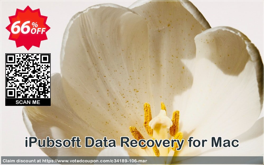 iPubsoft Data Recovery for MAC Coupon, discount 65% disocunt. Promotion: 