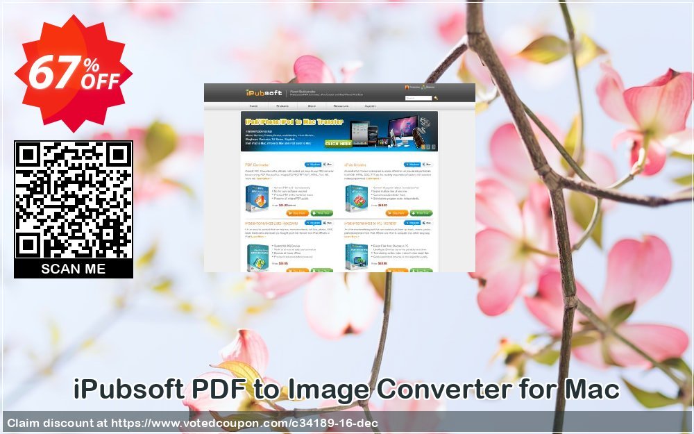iPubsoft PDF to Image Converter for MAC