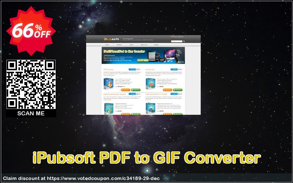 iPubsoft PDF to GIF Converter Coupon Code Apr 2024, 66% OFF - VotedCoupon