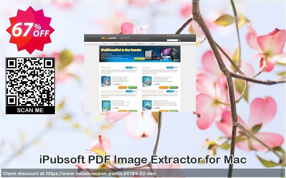 iPubsoft PDF Image Extractor for MAC Coupon, discount 65% disocunt. Promotion: 