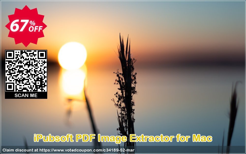 iPubsoft PDF Image Extractor for MAC Coupon, discount 65% disocunt. Promotion: 