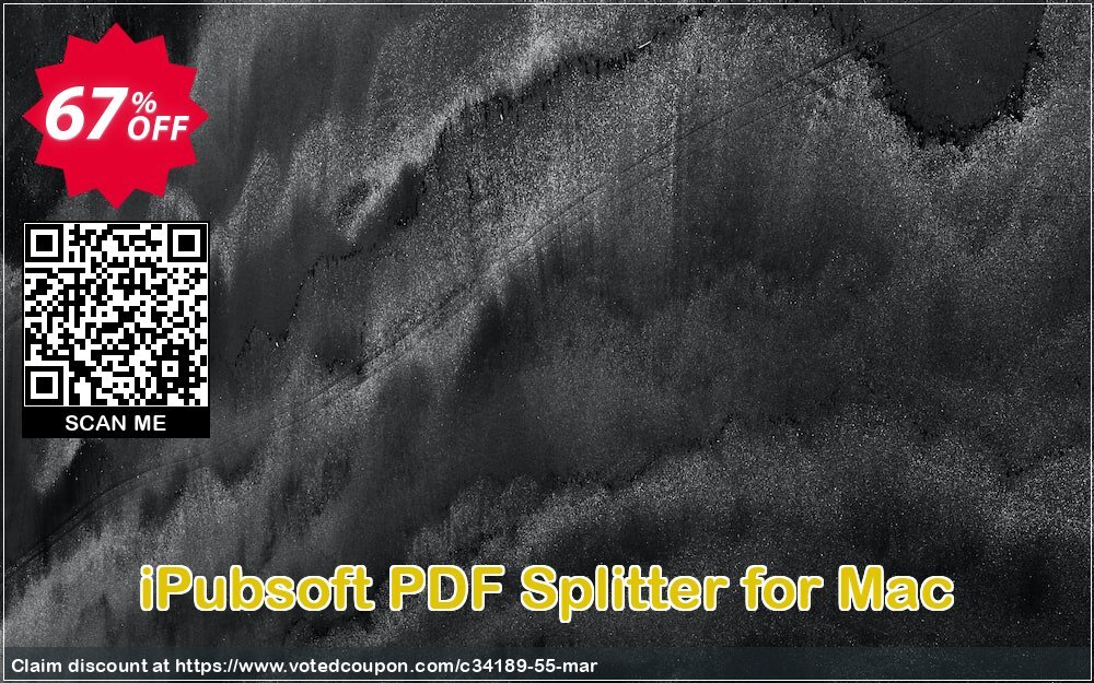 iPubsoft PDF Splitter for MAC Coupon, discount 65% disocunt. Promotion: 