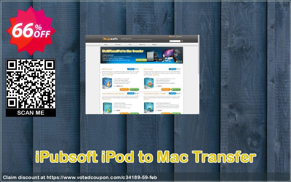 iPubsoft iPod to MAC Transfer Coupon Code May 2024, 66% OFF - VotedCoupon