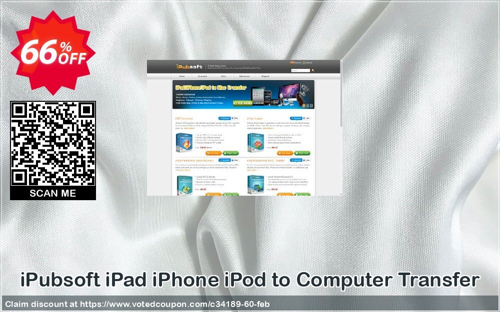 iPubsoft iPad iPhone iPod to Computer Transfer Coupon Code May 2024, 66% OFF - VotedCoupon