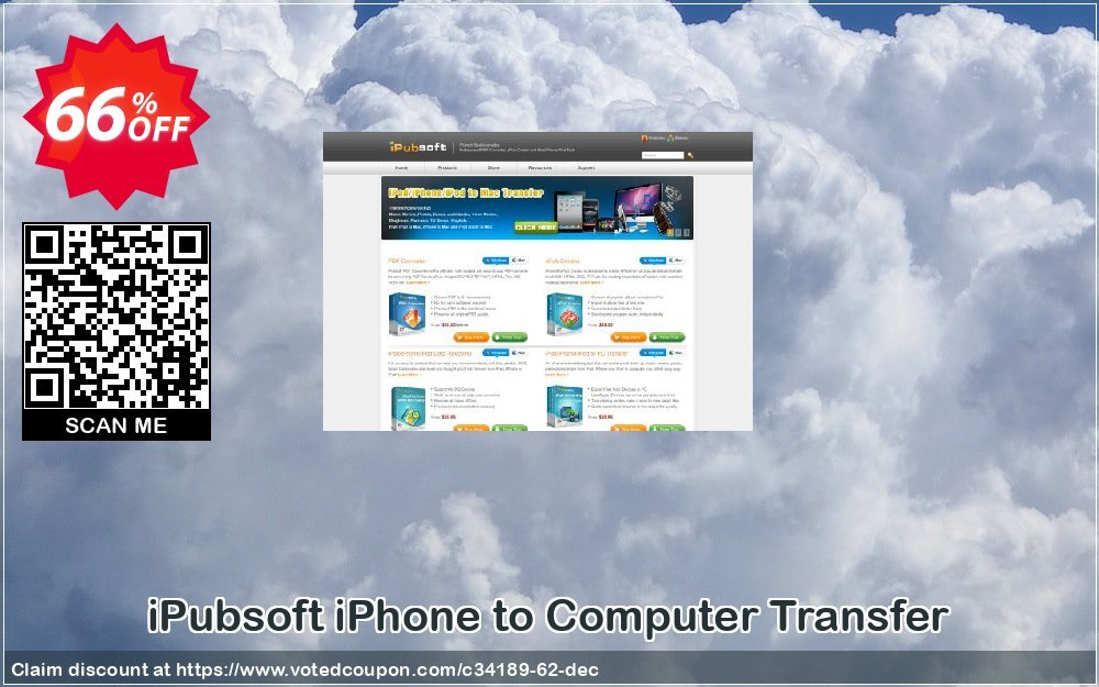 iPubsoft iPhone to Computer Transfer Coupon Code Apr 2024, 66% OFF - VotedCoupon