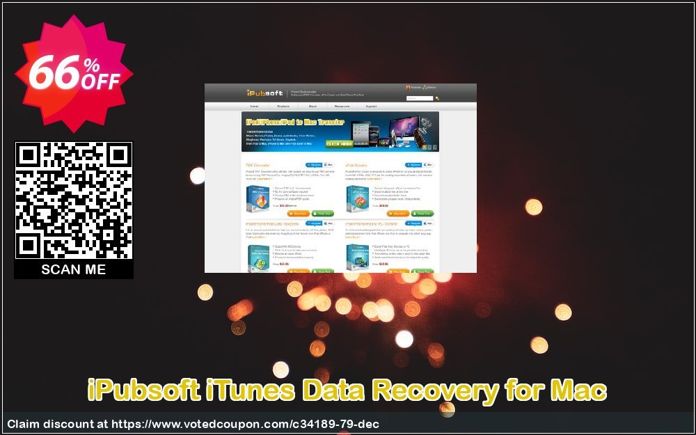 iPubsoft iTunes Data Recovery for MAC Coupon Code Apr 2024, 66% OFF - VotedCoupon